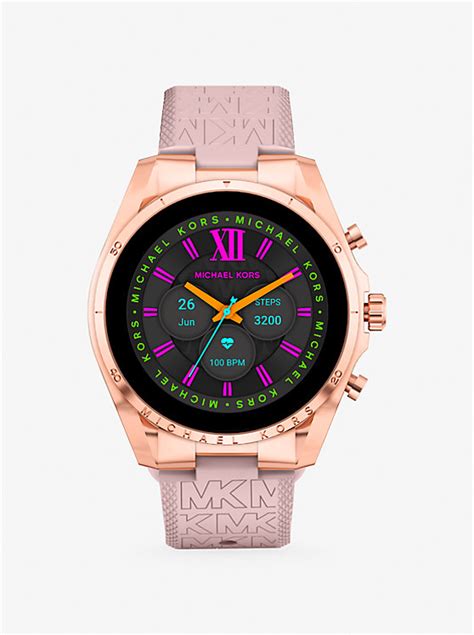 michael kors smartwatch mkt5013|Gen 6 Bradshaw Rose Gold.